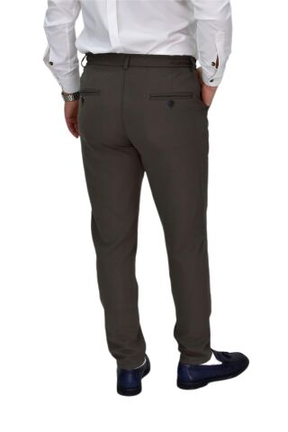 Erkek Beli Lastikli Jogger Pantolon Regular Fit BGL-ST04328 HAKİ - 32