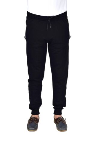 Erkek Büyük Beden Eşofman Altı Manşetli BGL-ST04610 SİYAH - 2XL