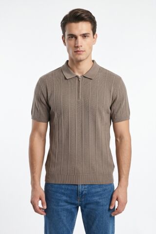 Erkek Spor Polo Yaka Triko Tişört BGL-ST05373