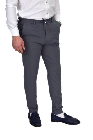 Erkek Beli Lastikli Jogger Pantolon Regular Fit BGL-ST04328 K.GRİ - 36