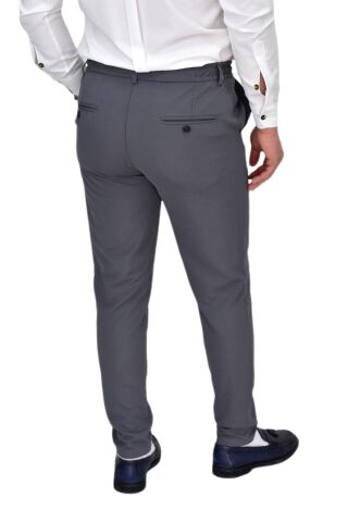 Erkek Beli Lastikli Jogger Pantolon Regular Fit BGL-ST04328 K.GRİ - 36