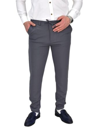 Erkek Beli Lastikli Jogger Pantolon Regular Fit BGL-ST04328 K.GRİ - 36
