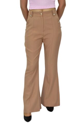 Kadın İspanyol Paça Pantolon BGL-ST03692 CAMEL - 48