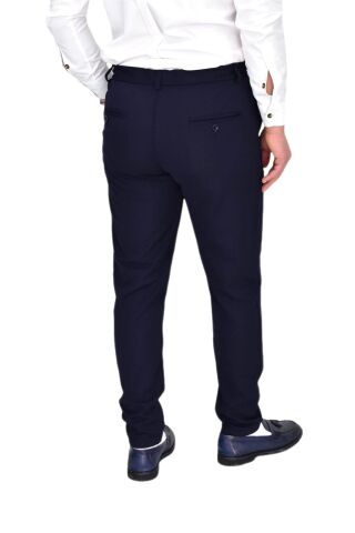 Erkek Beli Lastikli Jogger Pantolon Regular Fit BGL-ST04328 LACİVERT - 31/34
