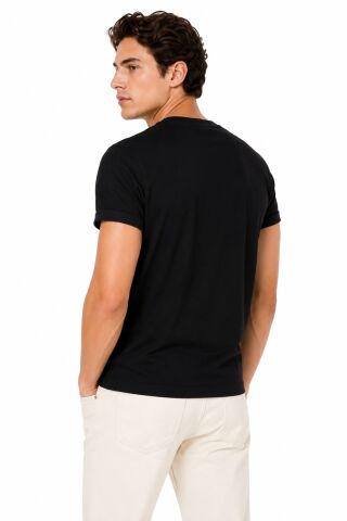 Erkek Sıfıryaka Regular Kalıp Tişört BGL-ST05573 SİYAH - 2XL