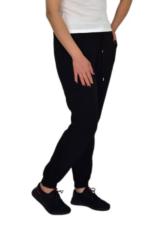 Kadın Siyah Paça Lastikli Eşofman Altı BGL-ST04628 SİYAH - XL