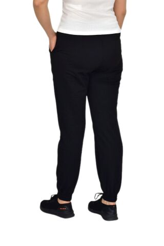 Kadın Siyah Paça Lastikli Eşofman Altı BGL-ST04628 SİYAH - XL