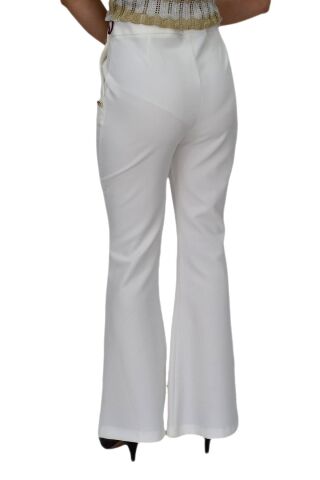 Kadın İspanyol Paça Pantolon BGL-ST03692 KREM - 38