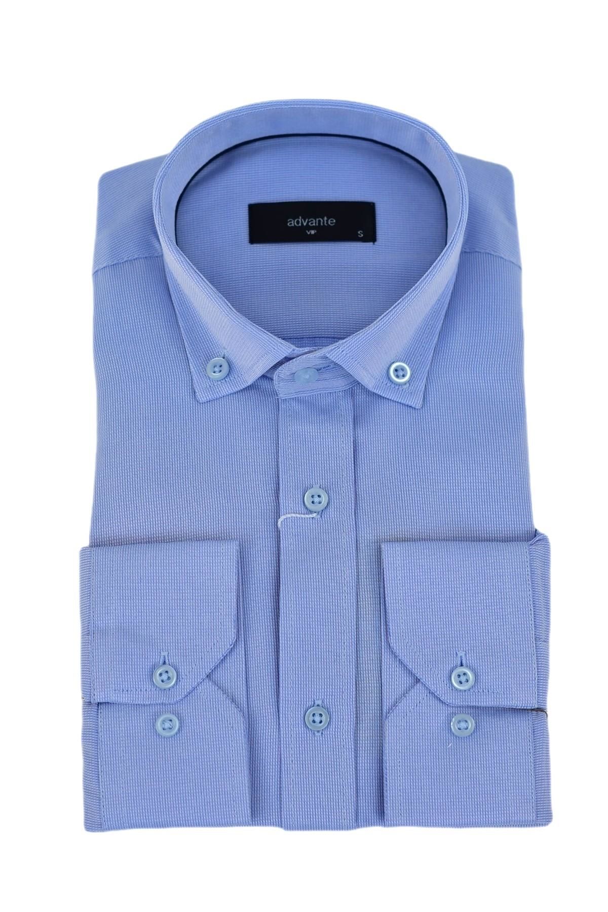 Erkek Klasik Uzun Kol Gömlek Armürlü BGL-ST03501