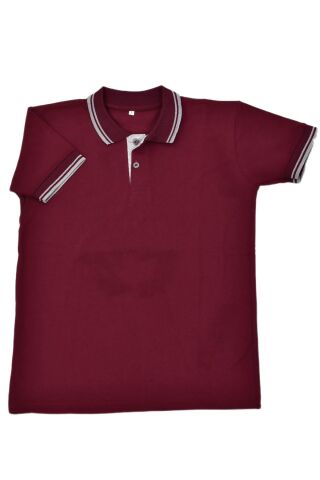 Kolej Polo Yaka Tişört Bordo Ytg BGL-OGRTP-4 BORDO - 9 YAŞ