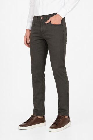 Erkek Comfort Fit 5 Cep Kanvas Pantolon BGL-ST05359 KAHVE - 30