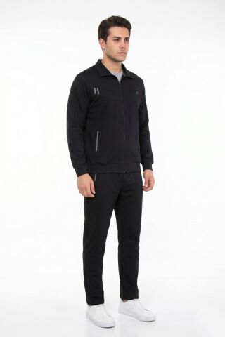 Erkek Büyük Beden Eşofman Takım 3340 BGL-ST05515 SİYAH - 2XL