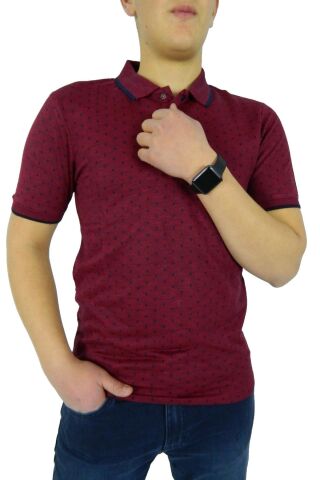 NAYKI ERKEK POLO YAKA JAKARLI T-SHİRT 19075 BGL-ST01045