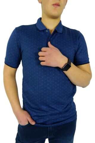 NAYKI ERKEK POLO YAKA JAKARLI T-SHİRT 19075 BGL-ST01045
