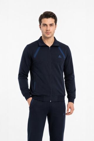 Erkek Fermuarlı Eşofman Takım Klasik Paça 3308 BGL-ST05516