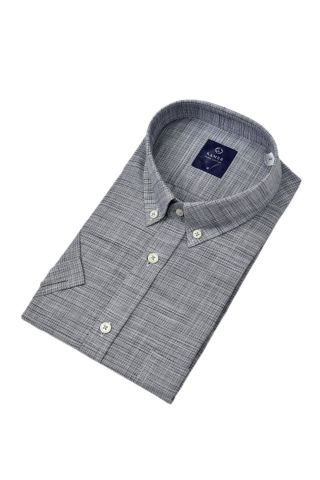 Erkek Klasik Piti Kare Kısa Kol Gömlek 9488 BGL-ST04570