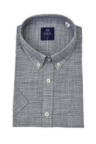 Erkek Klasik Piti Kare Kısa Kol Gömlek 9488 BGL-ST04570