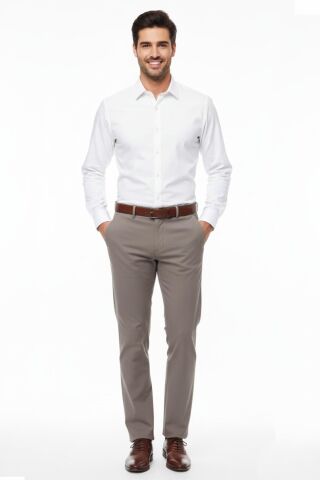 Erkek Regular Fit  Kumaş Pantolon Likra Kumaş BGL-ST05031