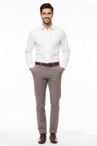 Erkek Regular Fit  Kumaş Pantolon Likra Kumaş BGL-ST05031
