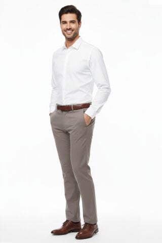 Erkek Regular Fit  Kumaş Pantolon Likra Kumaş BGL-ST05031