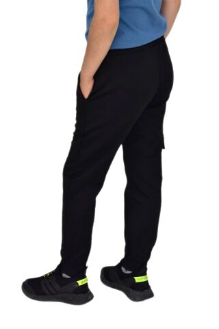 Erkek Çocuk Tek Kargo  Cepli Eşofman Altı  BGL-ST04630 SİYAH - 13 YAŞ