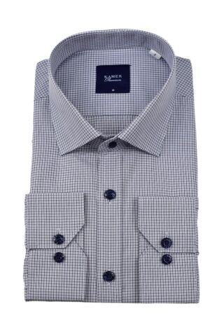 Erkek Klasik Piti Kare Uzun Kol Gömlek 3759 BGL-ST04398
