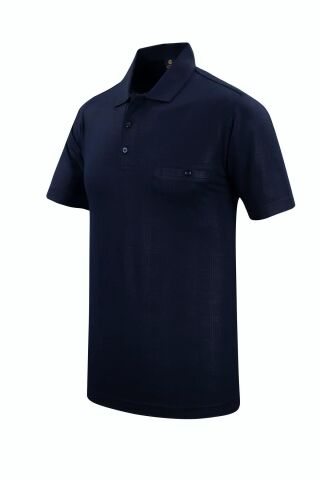 Erkek Polo Yaka Cepli Tişört 5107 BGL-ST04562 BEYAZ - L