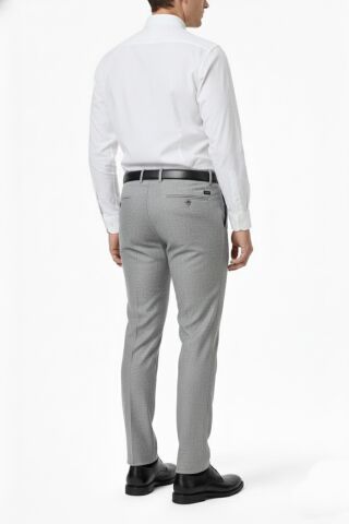 Erkek Regular Fit  Kumaş Pantolon Likra Kumaş BGL-ST05032 GRİ - 48