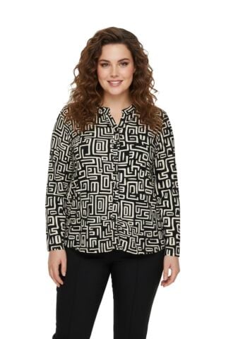 Kadın Düğmeli Modelli Bluz BGL-ST05123