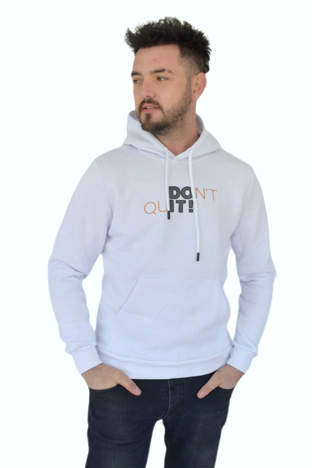 Erkek Kapüşonlu Sweatshirt 6736 BGL-ST02315