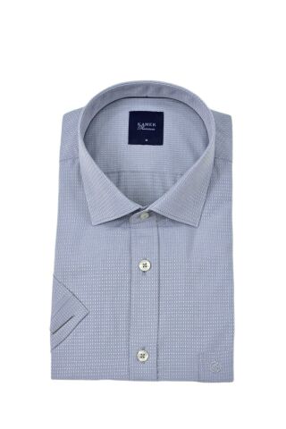 Erkek Klasik Armürlü Kısa Kol Gömlek 9398 BGL-ST04572