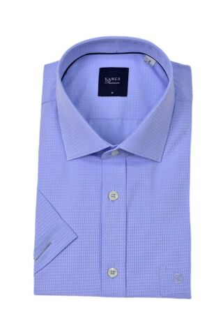 Erkek Klasik Armürlü Kısa Kol Gömlek 9398 BGL-ST04572