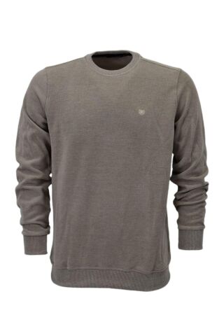 Erkek Sıfır Yaka Sweatshirt BGL-ST04198 EKRU - 2XL
