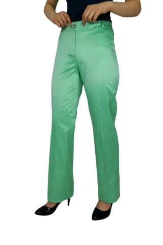 Kadın Kumaş Pantolon Düşük Bel BGL-ST01562 YEŞİL - 40
