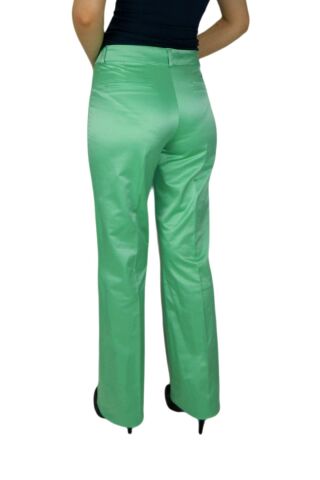 Kadın Kumaş Pantolon Düşük Bel BGL-ST01562 YEŞİL - 40