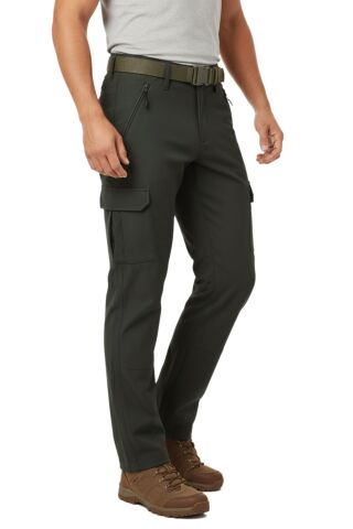 Erkek Kışlık Soft Jel Taktik İçi Polar Pantolon Regular BGL-ST04974 SİYAH - 44
