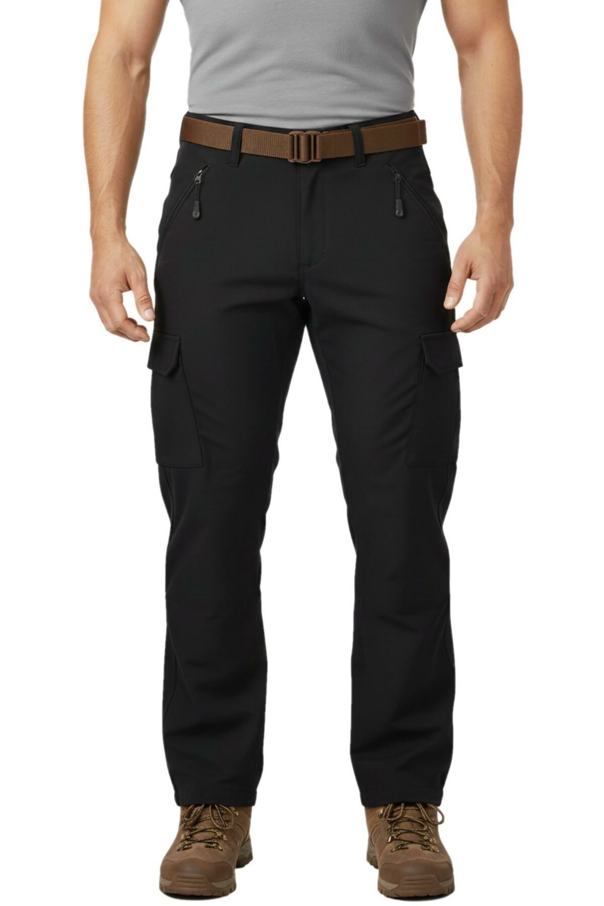 Erkek Kışlık Soft Jel Taktik İçi Polar Pantolon Regular BGL-ST04974