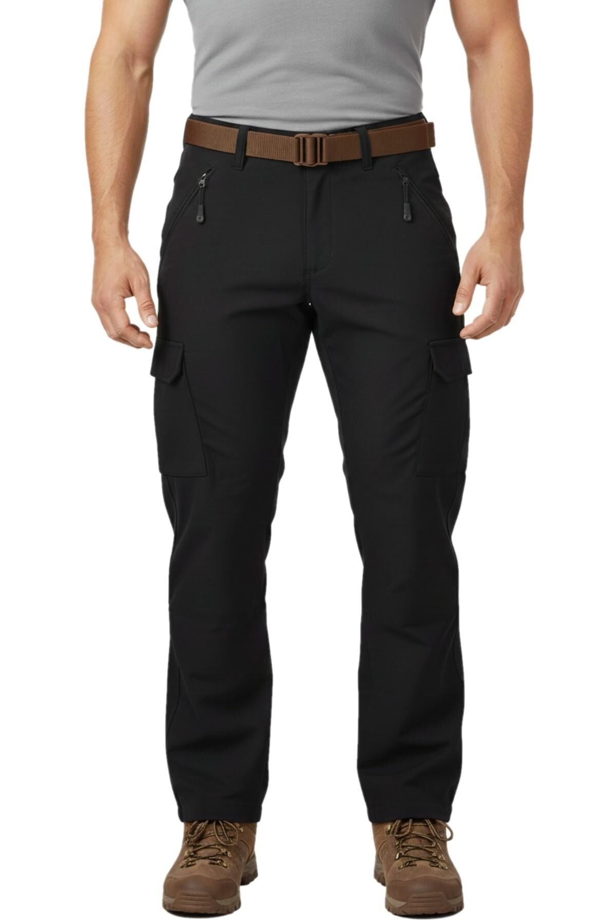 Erkek Kışlık Soft Jel Taktik İçi Polar Pantolon Regular BGL-ST04974