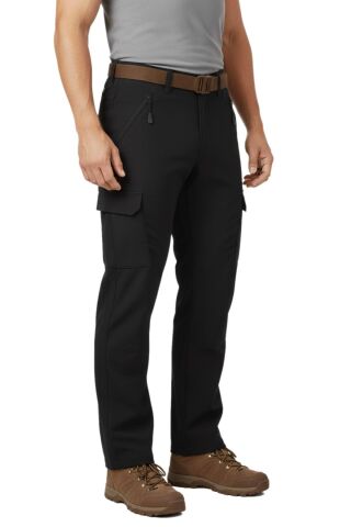 Erkek Kışlık Soft Jel Taktik İçi Polar Pantolon Regular BGL-ST04974 SİYAH - 44