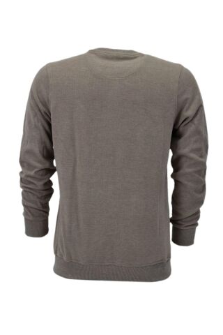 Erkek Sıfır Yaka Sweatshirt BGL-ST04198 BEJ - 3XL