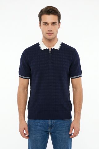 Erkek Spor Polo Yaka Triko Tişört BGL-ST05372