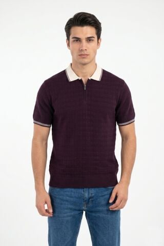 Erkek Spor Polo Yaka Triko Tişört BGL-ST05372