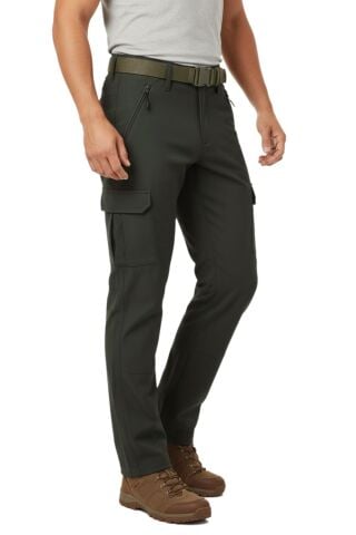 Erkek Kışlık Soft Jel Taktik İçi Polar Pantolon Regular BGL-ST04974 HAKİ - 33/34