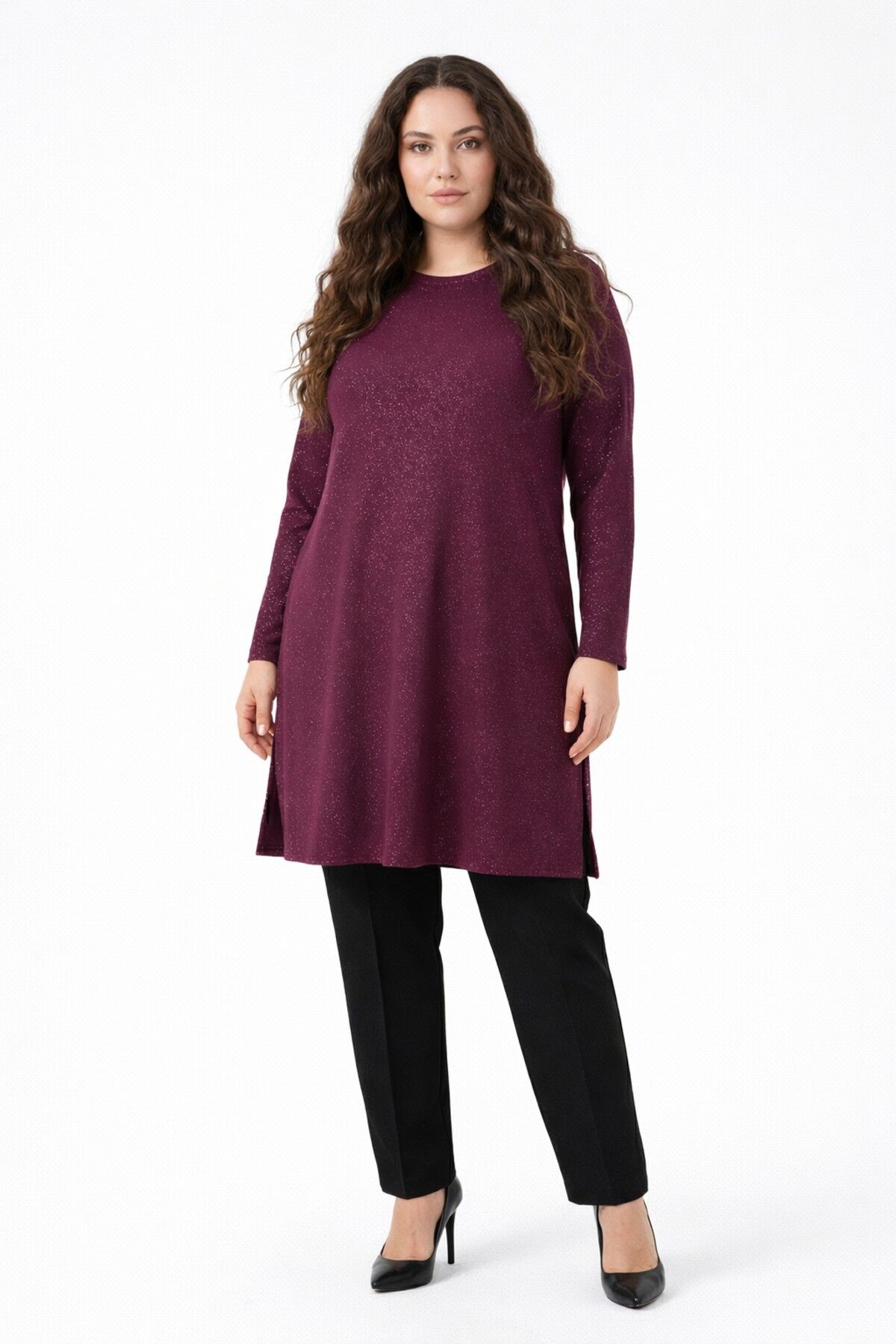 Kadın Spor Tunik BGL-ST05433 BORDO - L