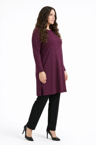 Kadın Spor Tunik BGL-ST05433 BORDO - 2XL