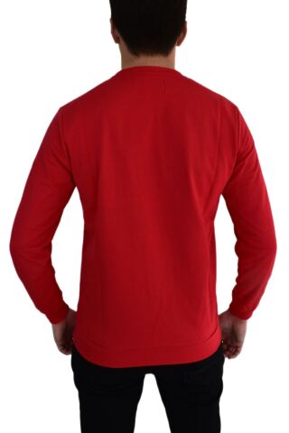 Erkek Sıfır Yaka Sweat Belıeve BGL-ST01724 KIRMIZI - XL
