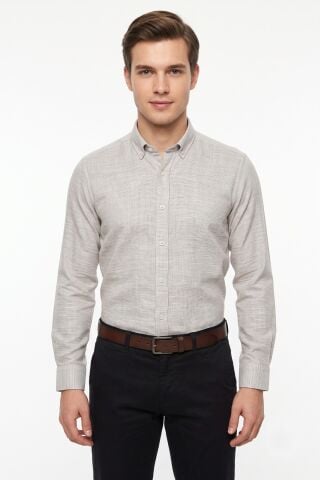 Erkek Slim Fitt Uzun Kol % 100 Pamuk Gömlek BGL-ST05627