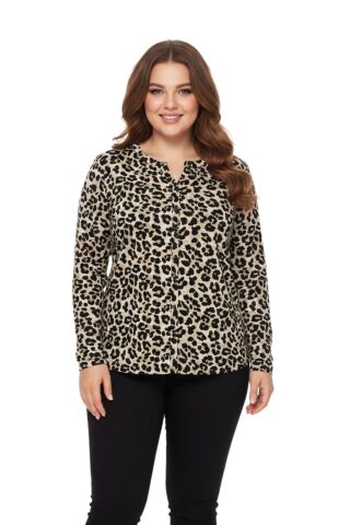 Kadın Düğmeli Modelli Bluz BGL-ST05126