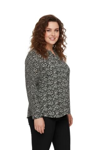 Kadın Düğmeli Modelli Bluz BGL-ST05129