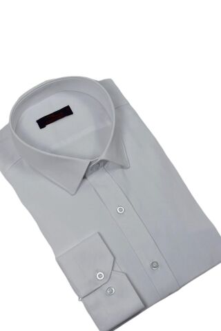 Erkek Silim Fit Uzun Kol Gömlek BGL-ST03302 BEYAZ - 2XL